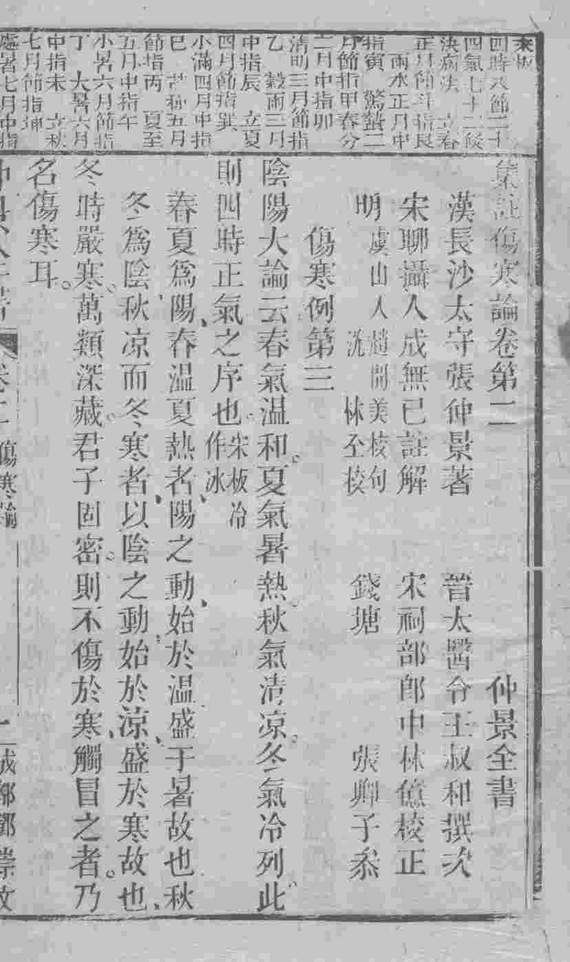 仲景全书  卷2